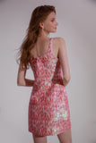 Wardrobes by chen Pink  Bowknot mini dress