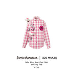 13DE Marzo Hello Kitty Bear Plaid Shirt