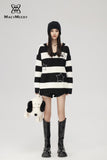 MacyMccoy Black and White Striped Sweater