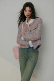 LAFREEDOM Colorful woven tweed jacket