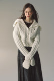 VIAPITTI Lapel Wool  Sweater