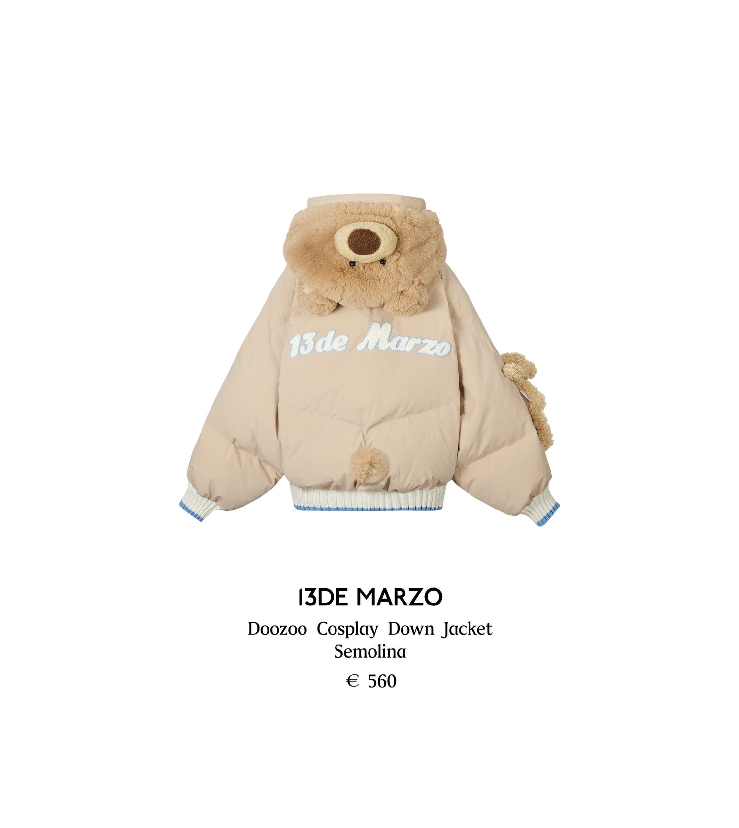 13DE MARZO Doozoo Cosplay Down Jacket