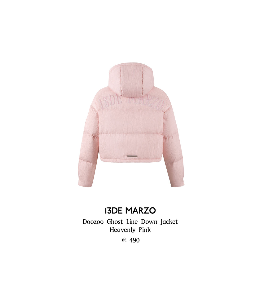 13DE MARZO Doozoo Ghost Line Down Jacket