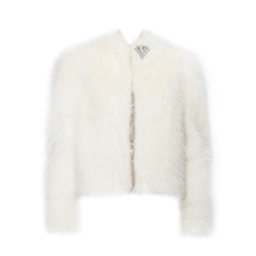 Mimi Plange WINTER CONCERTO Diamond White Fur