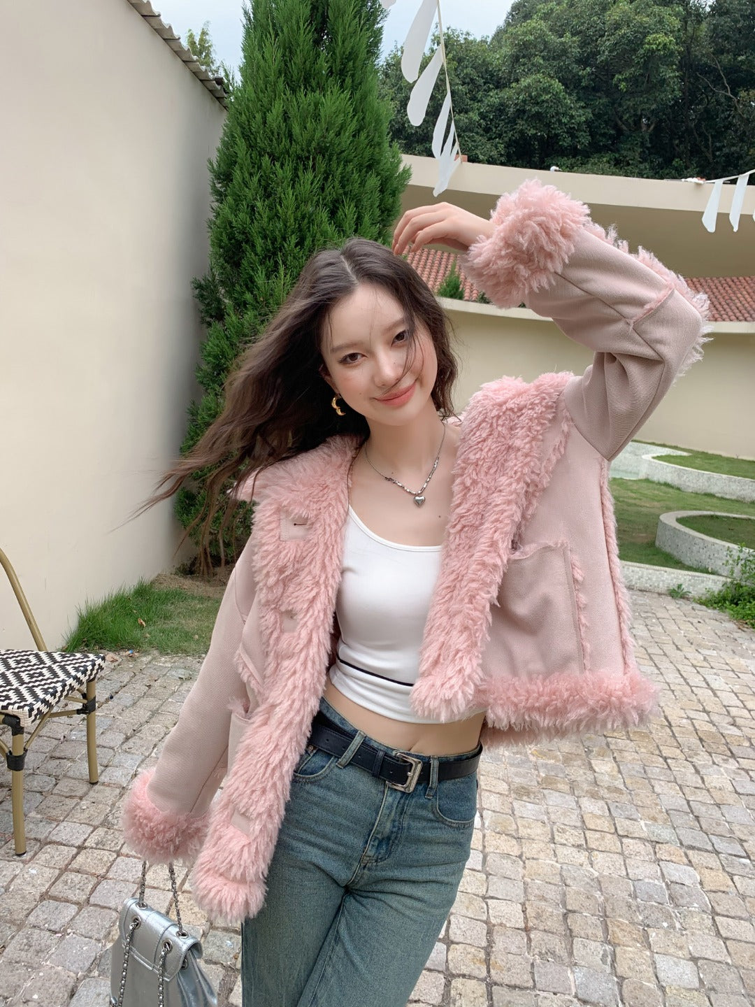 LAFREEDOM Casual Lamb Coat(2color)