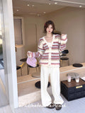 Wild Shadow Stripe Knit Cardigan