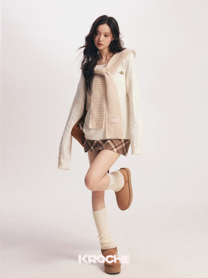 KROCHE Twist Wave Sweater(2color)