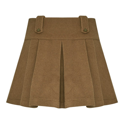 KROCHE Brown Pleated Skirt