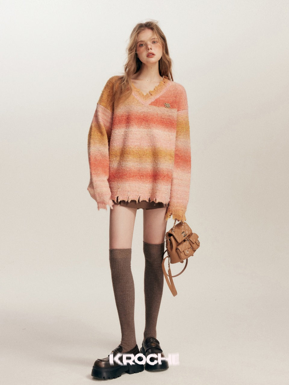 KROCHE &quot;SUNSET&quot; set (sweater or scarf)