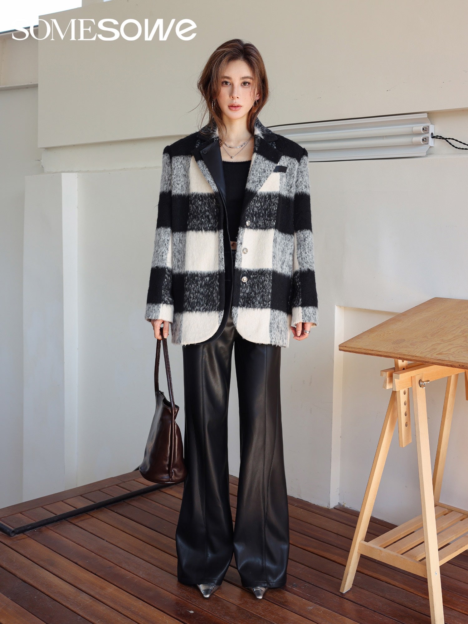 SOMESOWE Woolen Coat