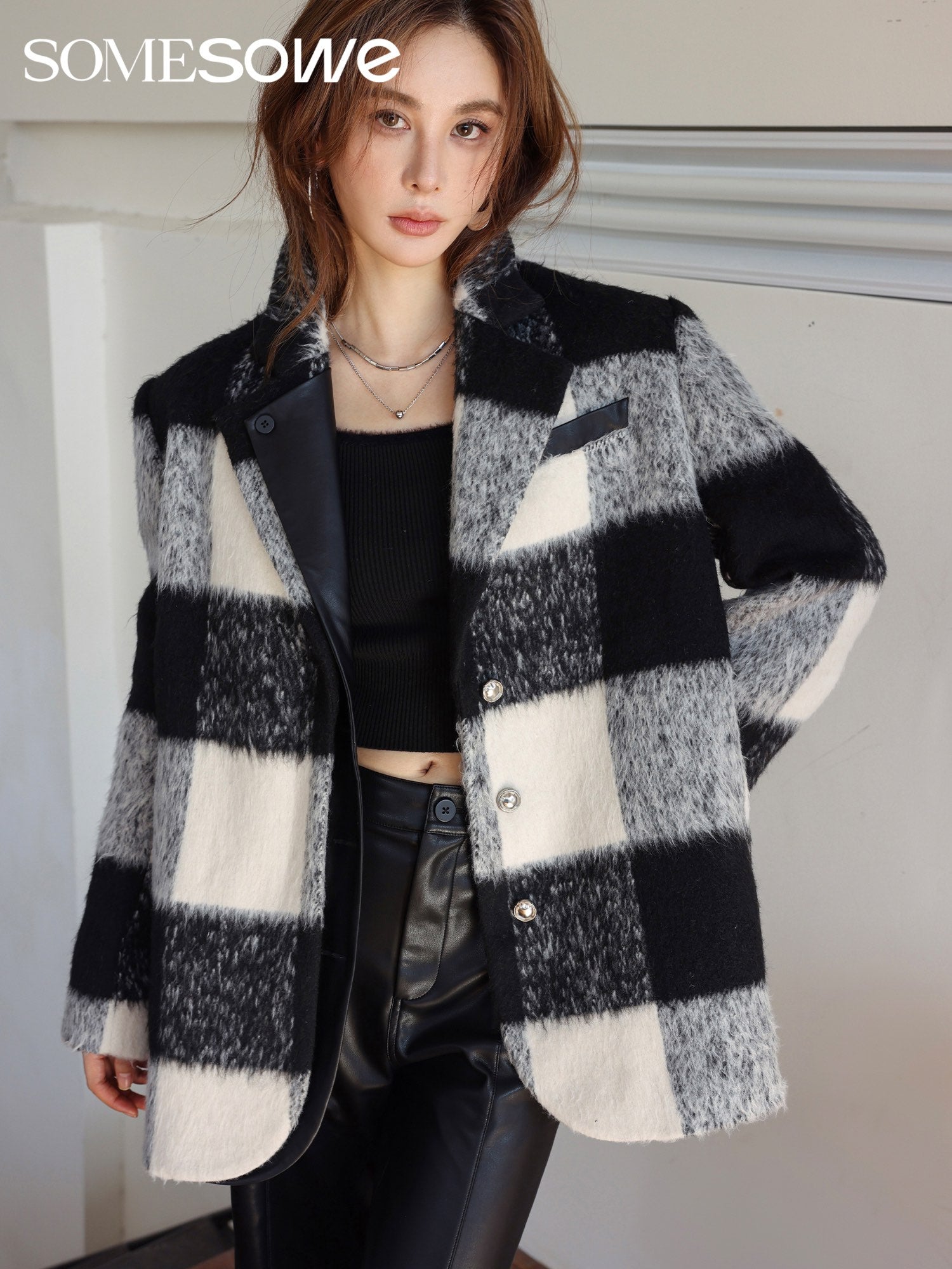 SOMESOWE Woolen Coat