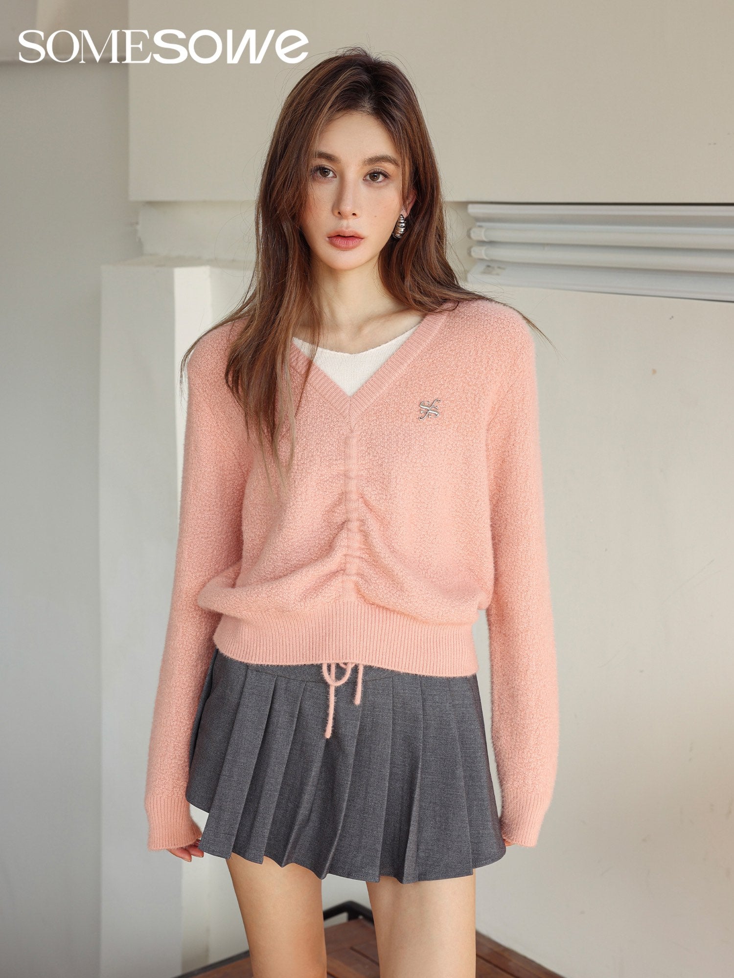 SOMESOWE Knit Cardigan(2color)