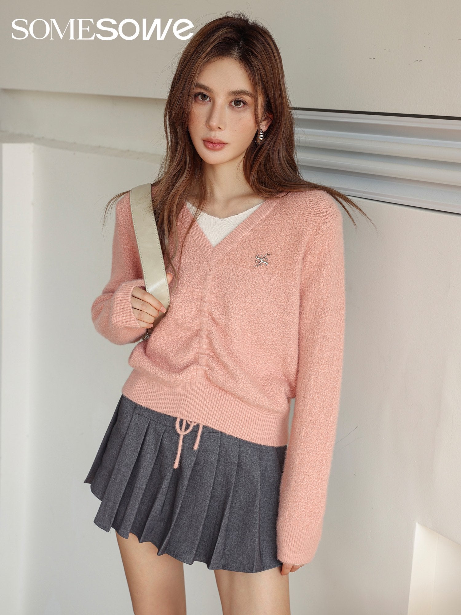 SOMESOWE Knit Cardigan(2color)