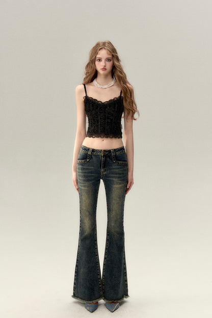 VIA PITTI Vintage Flared Jeans