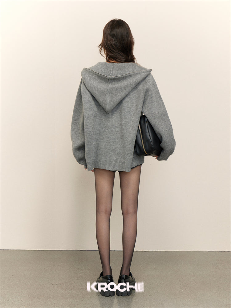 KROCHE Oversize Hoodie Coat