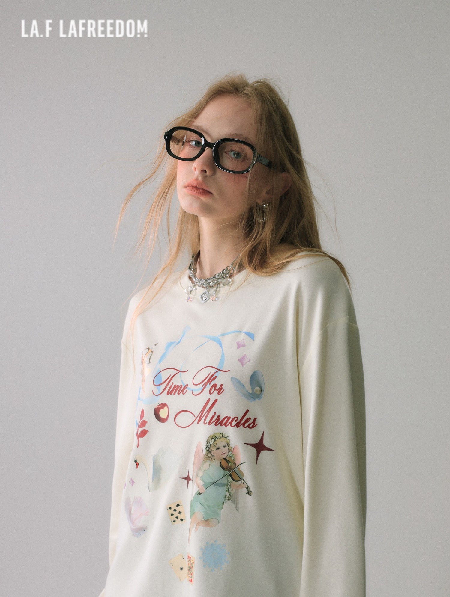 LA FREEDOM VintageAngel Long Sleeve Shirt