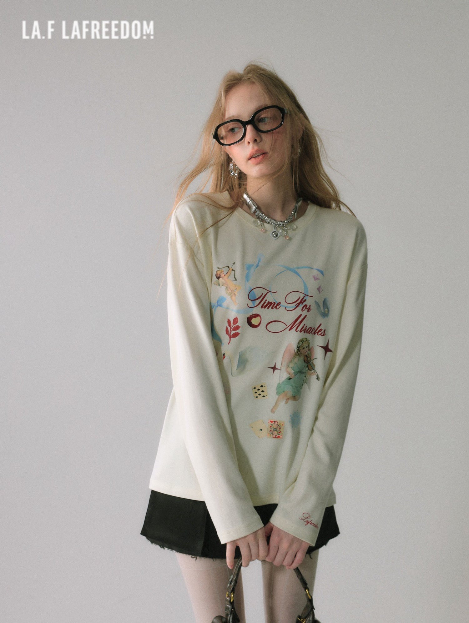 LA FREEDOM VintageAngel Long Sleeve Shirt