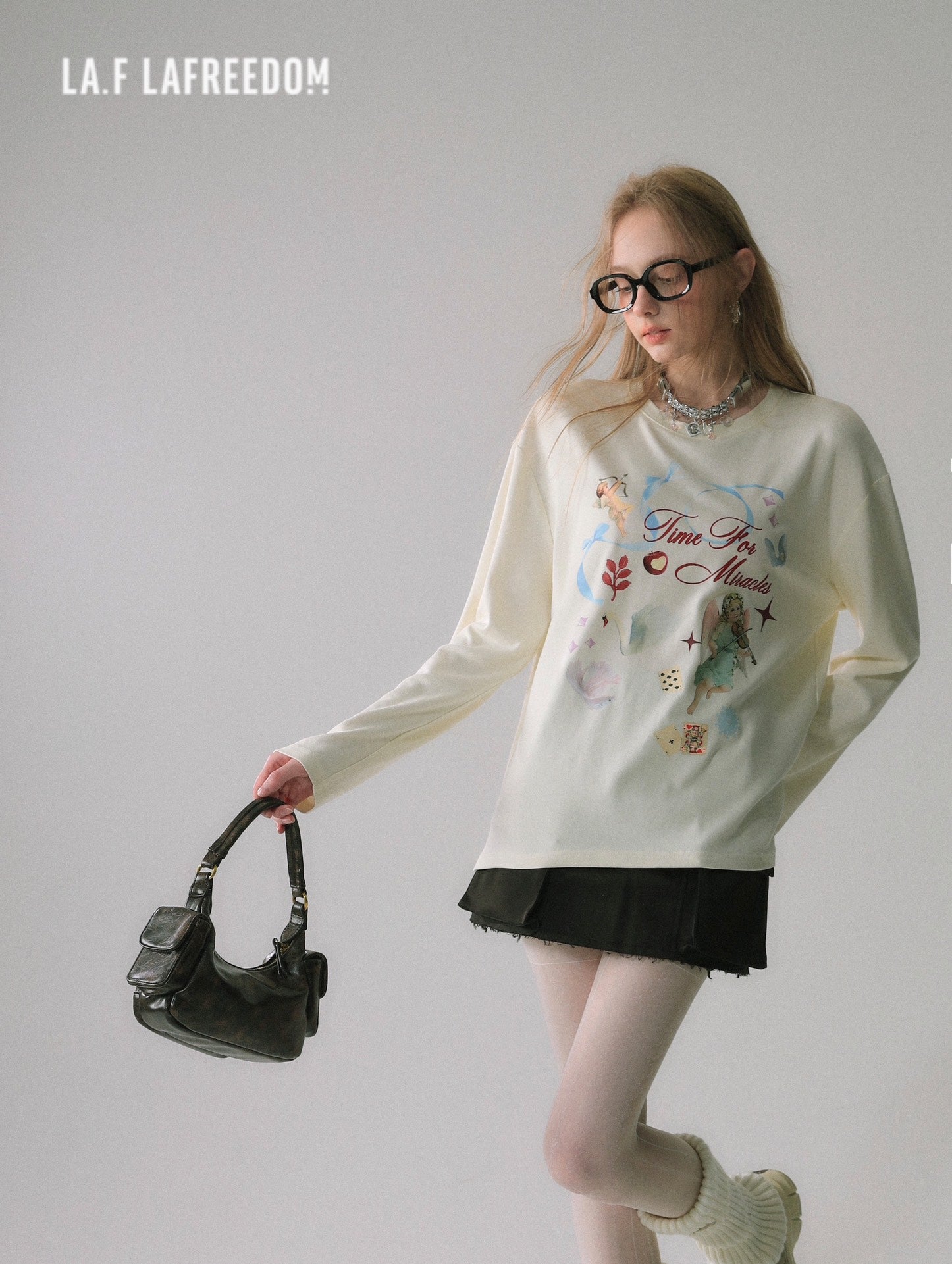 LA FREEDOM VintageAngel Long Sleeve Shirt