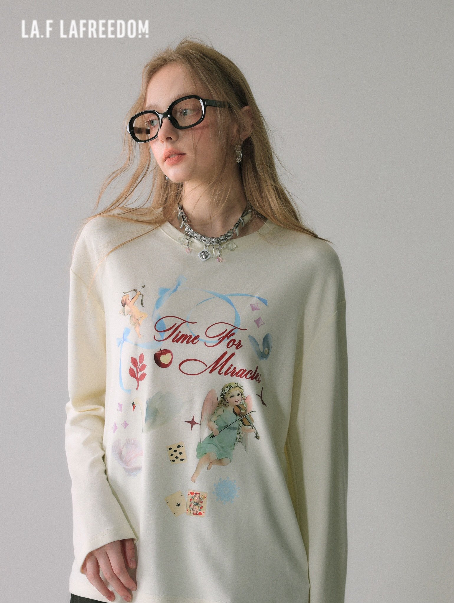 LA FREEDOM VintageAngel Long Sleeve Shirt