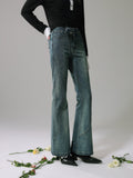 LA FREEDOM Rose belt flared jeans