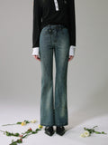 LA FREEDOM Rose belt flared jeans