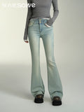 SOMESOWE Slim Fit Hip-Lifting Flared Jeans