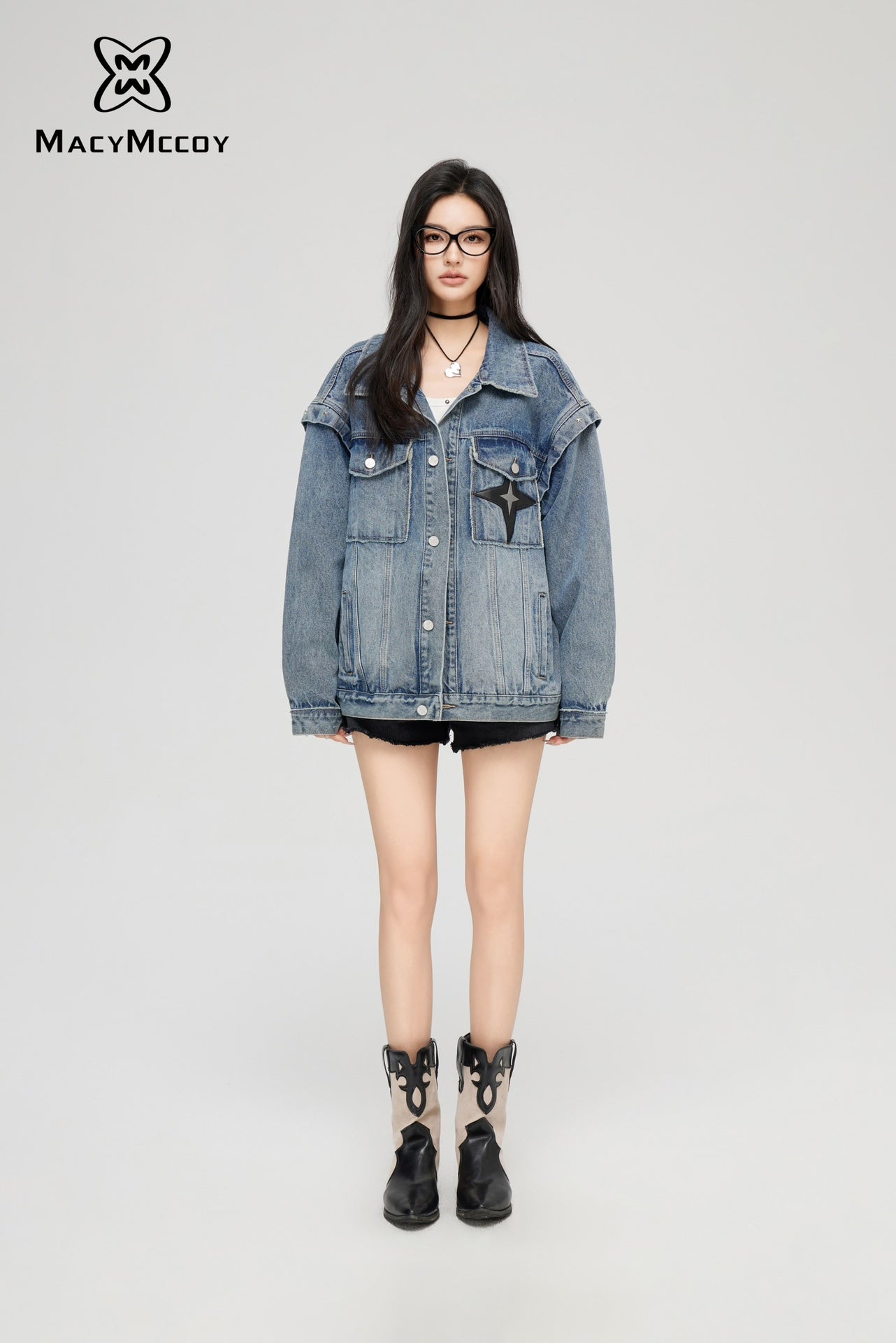 MacyMccoy Oversize Denim Jacket(2color)