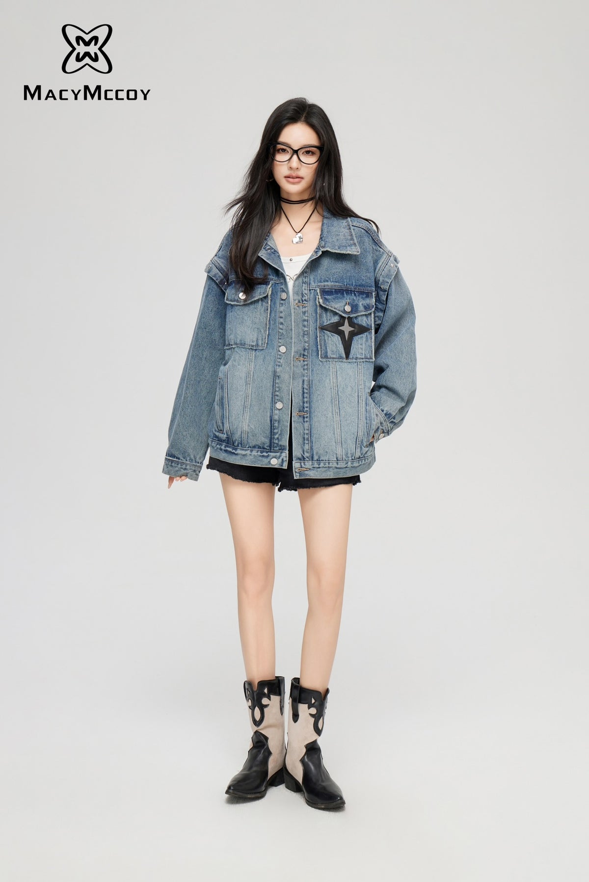 MacyMccoy Oversize Denim Jacket(2color)