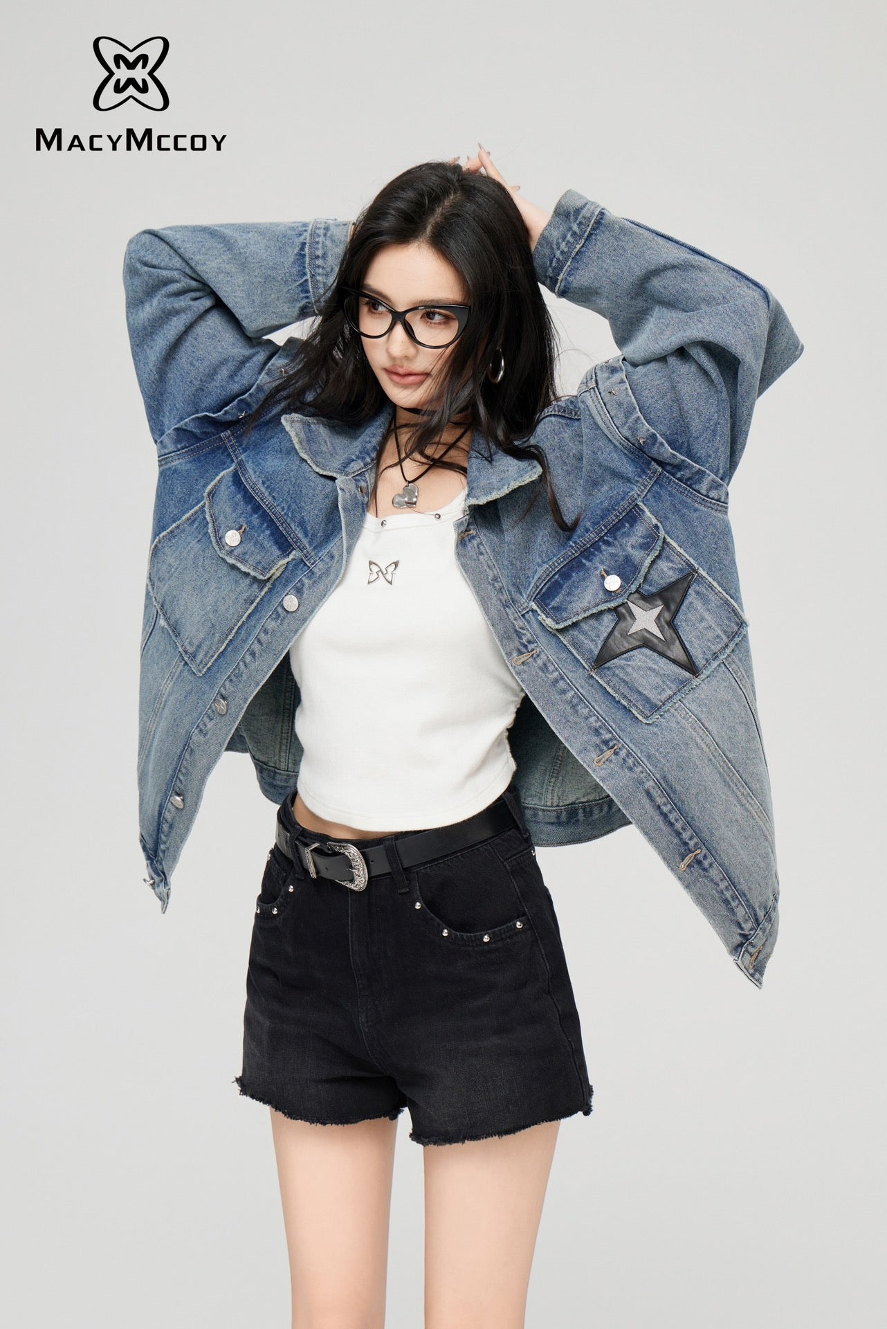 MacyMccoy Oversize Denim Jacket(2color)