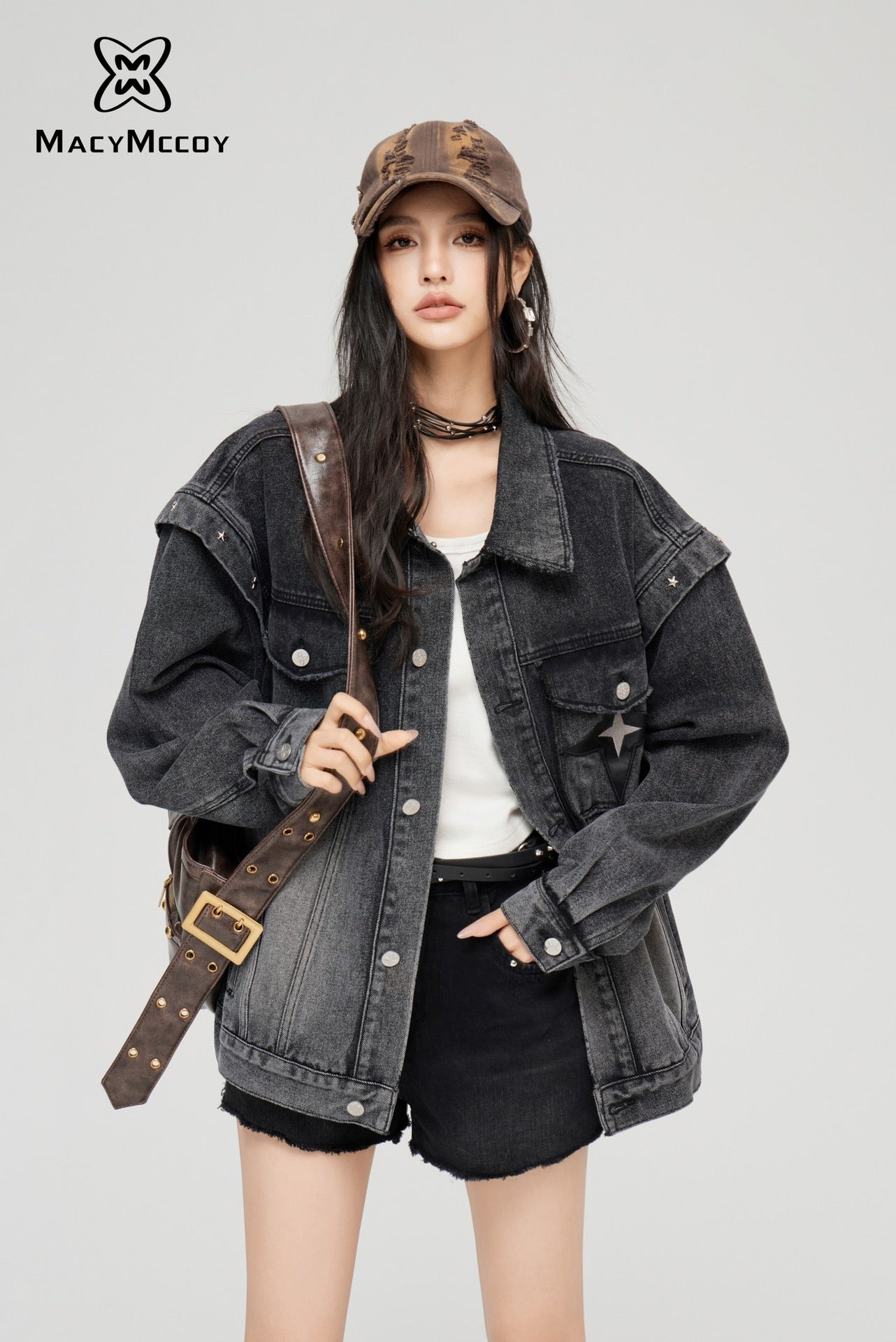 MacyMccoy Oversize Denim Jacket(2color)