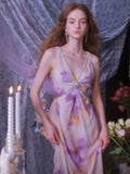 Wardrobes by chen Rhinestone Chain Embellished Dress