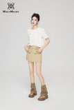 MacyMccoy Khaki Workwear Skirt