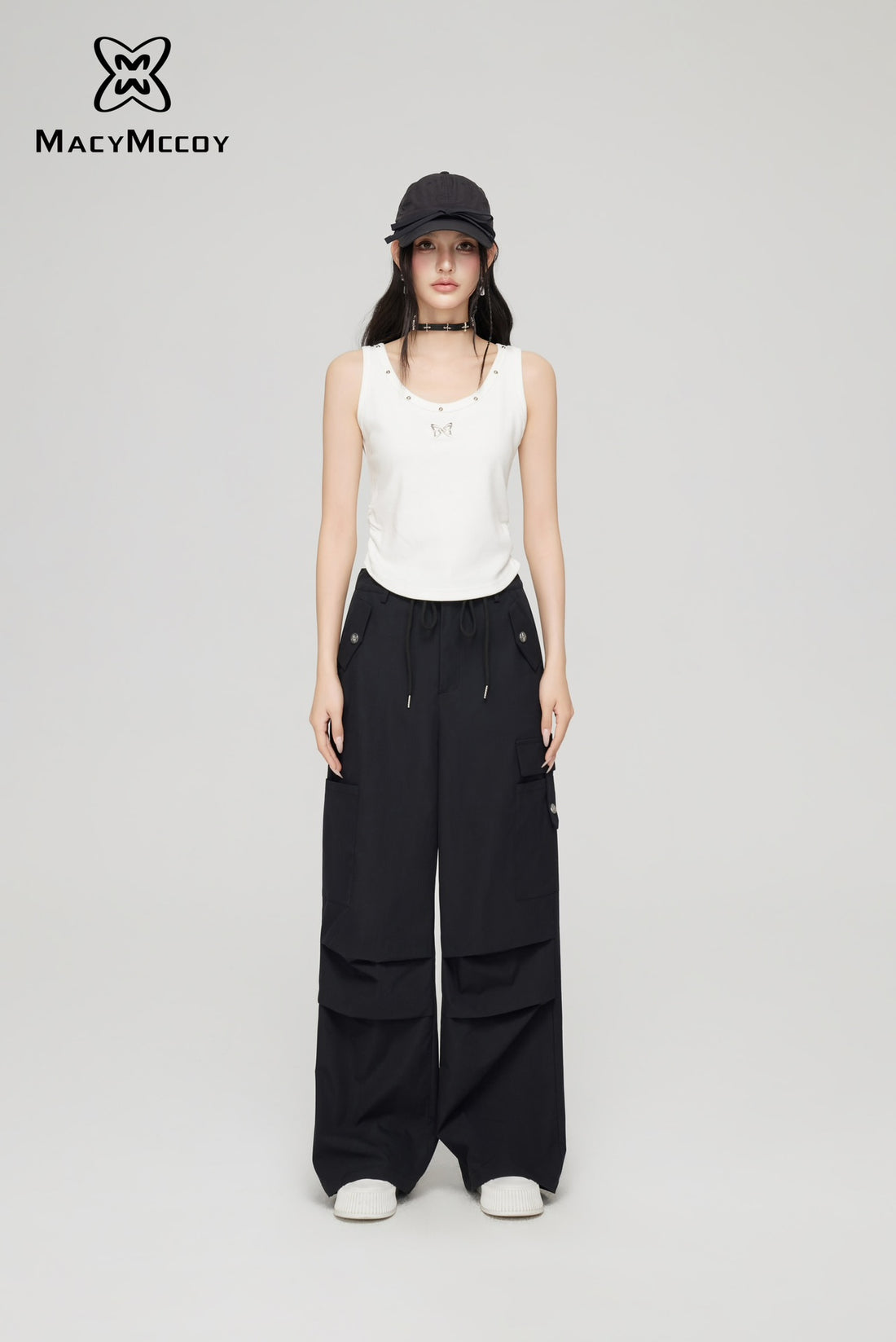 MacyMccoy Pleated Workwear Wide-Leg Pants