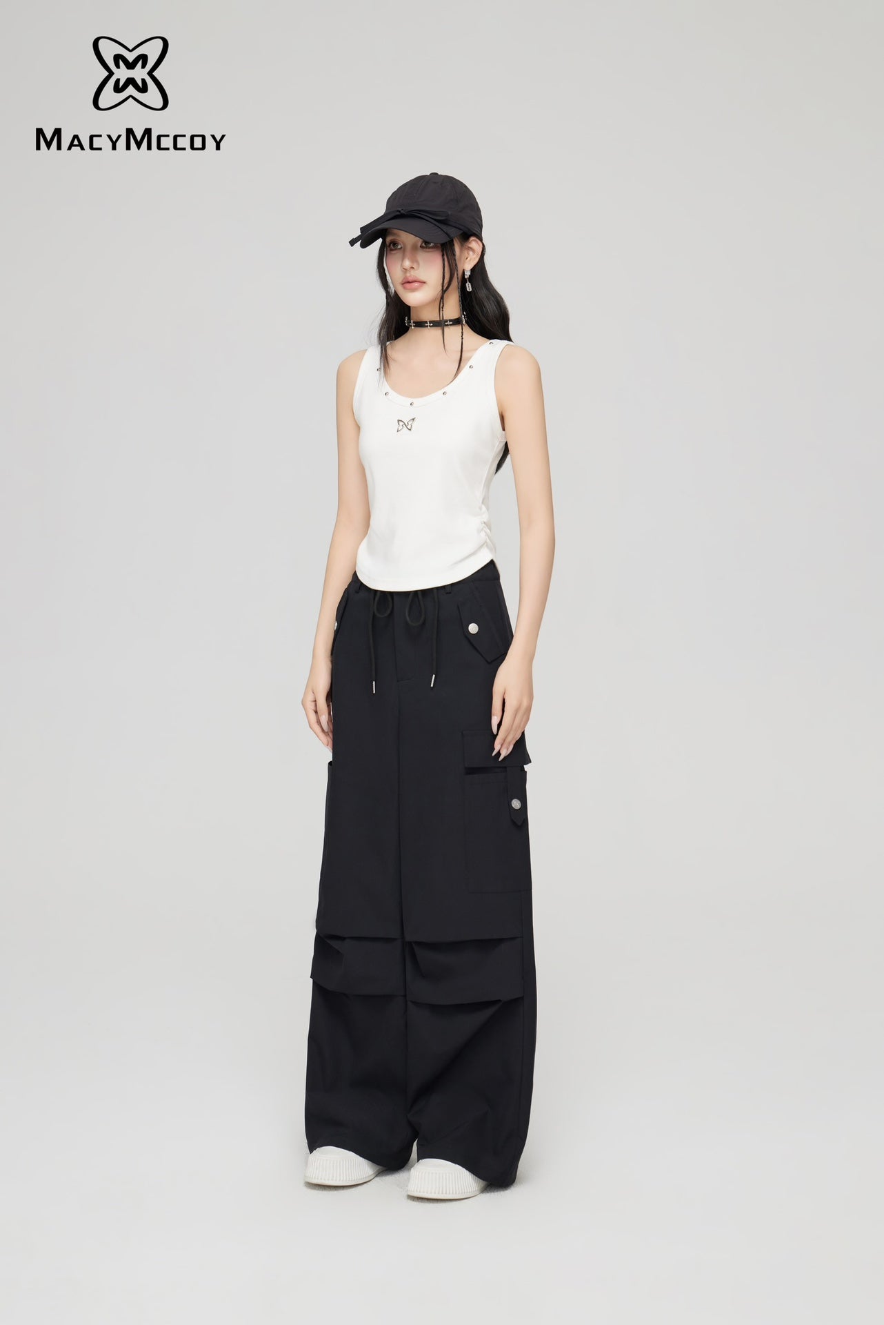 MacyMccoy Pleated Workwear Wide-Leg Pants