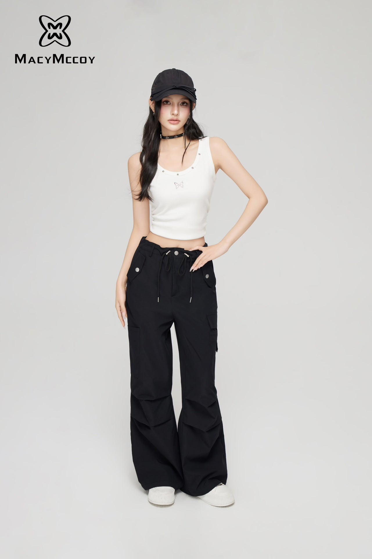 MacyMccoy Pleated Workwear Wide-Leg Pants