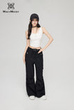 MacyMccoy Pleated Workwear Wide-Leg Pants(2 colors）