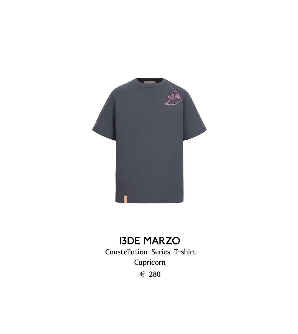 13DE MARZO Constellation Series T-shirt