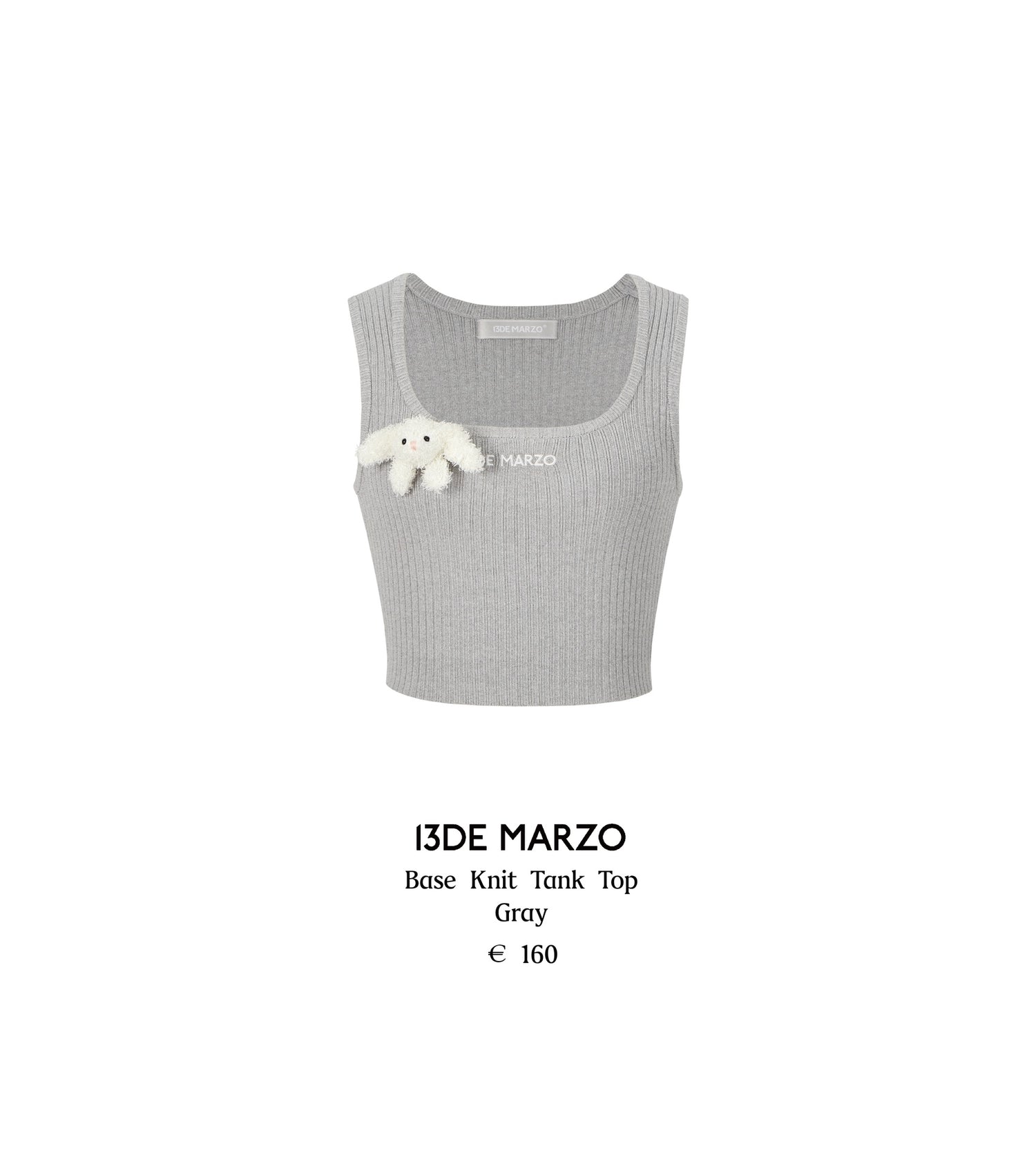 13DE MARZO Base Knit Tank Top