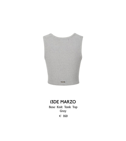 13DE MARZO Base Knit Tank Top