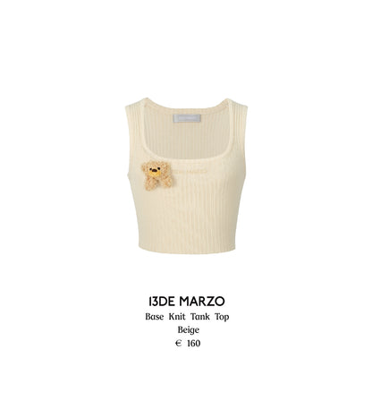 13DE MARZO Base Knit Tank Top