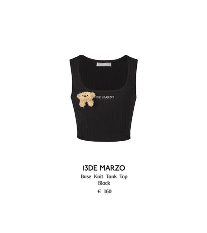 13DE MARZO Base Knit Tank Top