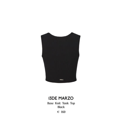 13DE MARZO Base Knit Tank Top