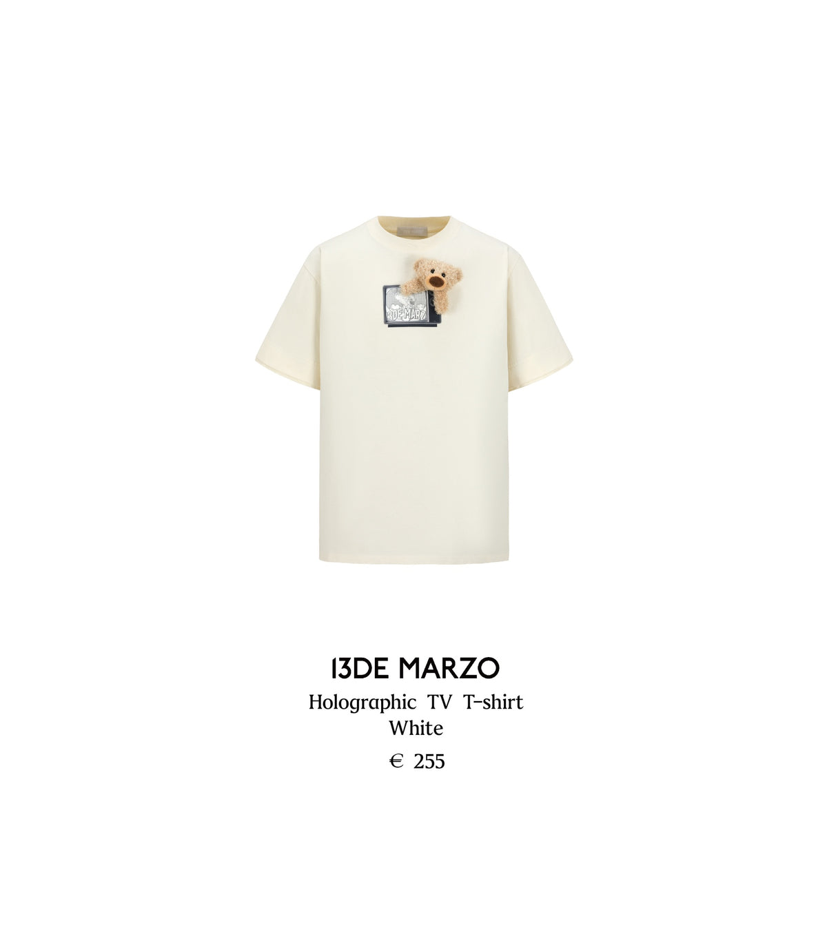 13DE MARZO Holographic TV T-shirt