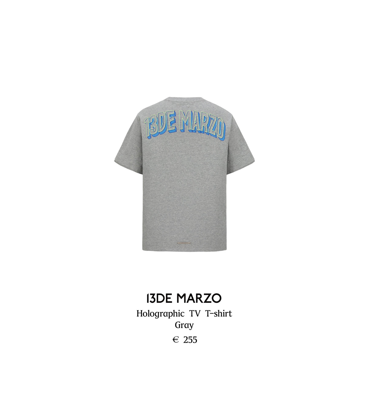 13DE MARZO Holographic TV T-shirt