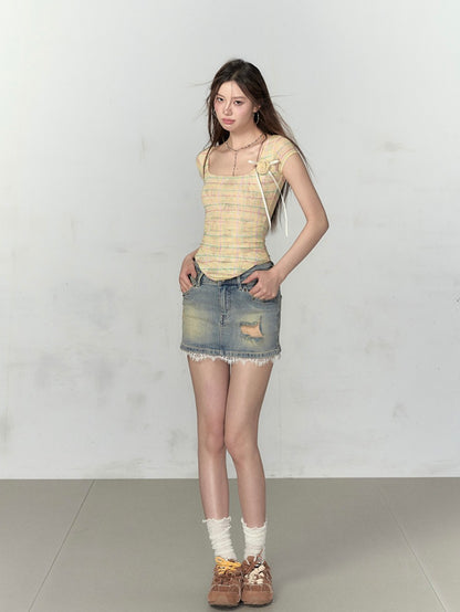 VIA PITTI Mesh Top(3color)