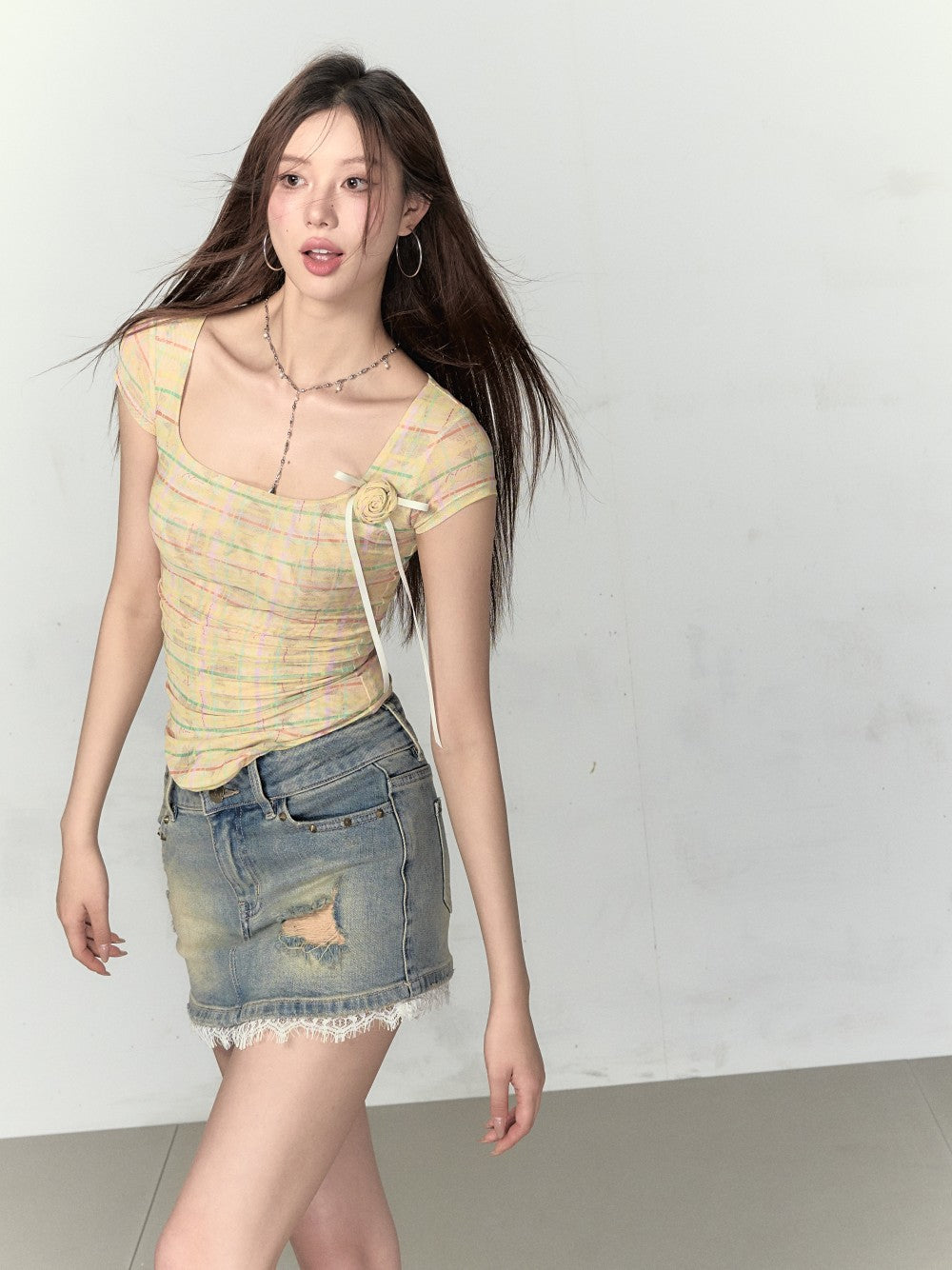 VIA PITTI Mesh Top(3color)