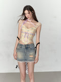 VIA PITTI Cross Halter Top