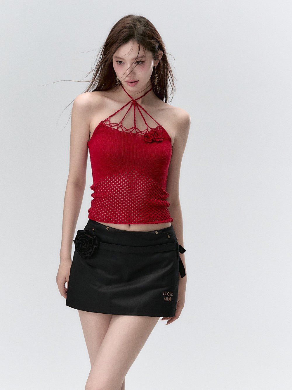 VIA PITTI Cross Knit Top(3color)