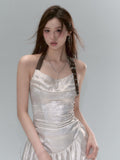 VIA PITTI Drawstring Mini Dress(2color)