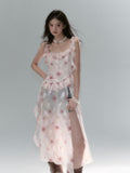 VIA PITTI Gauze Midi Dress(2color)
